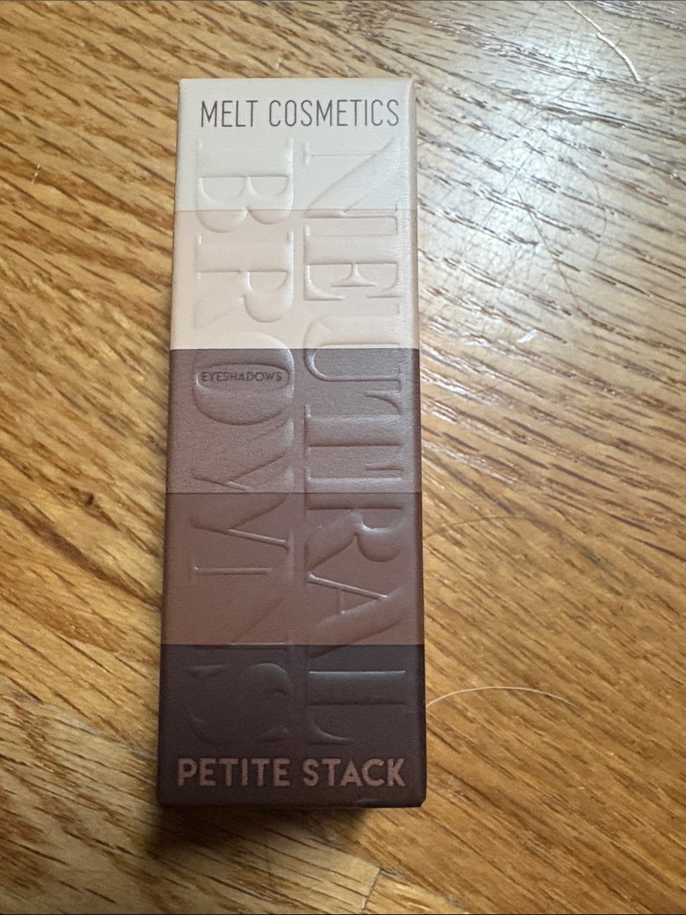 NWOT Melt Cosmetics Petite Stack Neutral Eyeshadow Palette